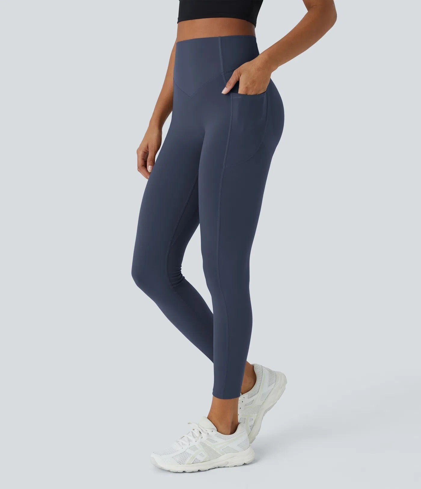 SoCinched High-Waisted Sculpt Leggings – Butt Lift, Tummy Control, Side Pocket