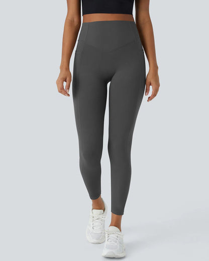 SoCinched High-Waisted Sculpt Leggings – Butt Lift, Tummy Control, Side Pocket
