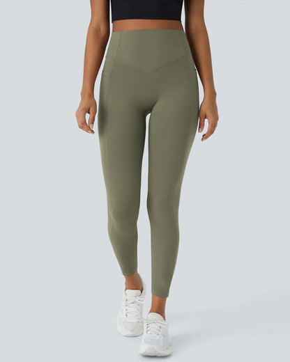 SoCinched High-Waisted Sculpt Leggings – Butt Lift, Tummy Control, Side Pocket