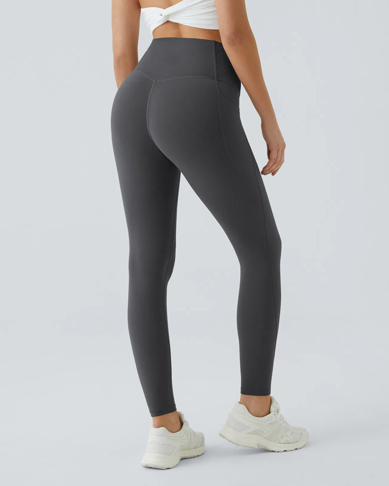 SoCinched High-Waisted Sculpt Leggings – Butt Lift, Tummy Control, Side Pocket