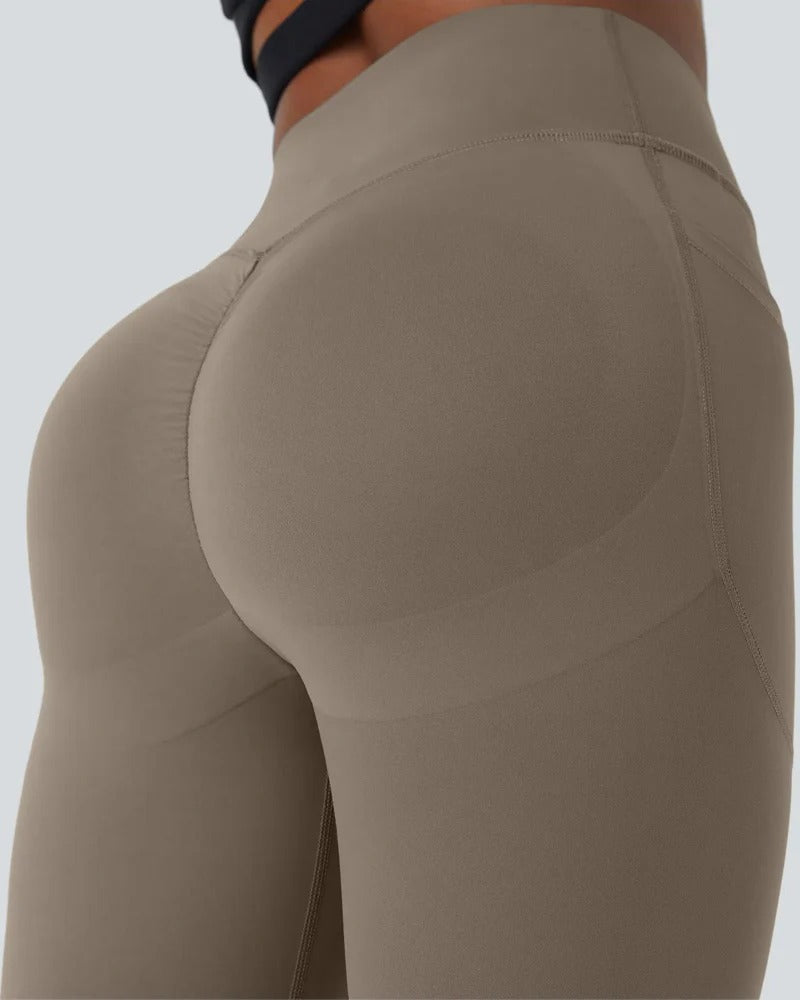 SoCinched High-Waisted Sculpt Leggings – Butt Lift, Tummy Control, Side Pocket