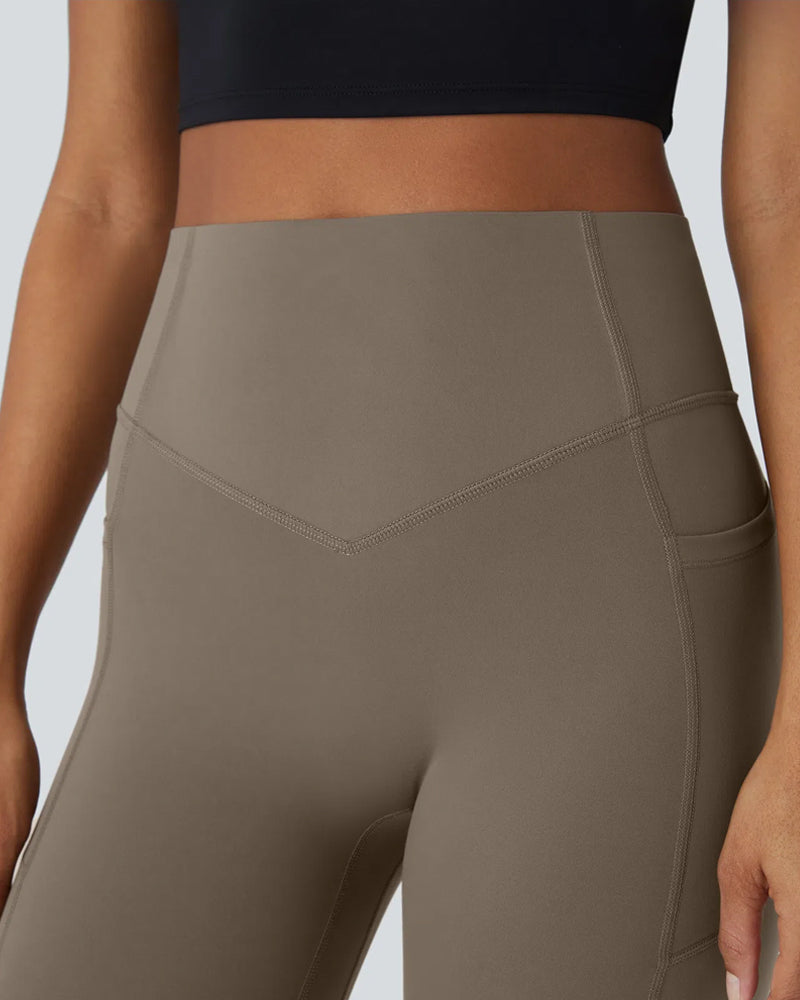 SoCinched High-Waisted Sculpt Leggings – Butt Lift, Tummy Control, Side Pocket