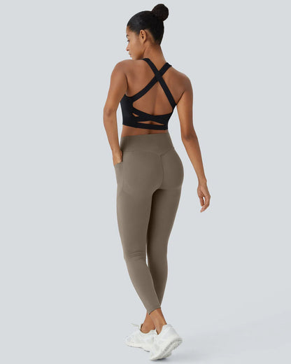 SoCinched High-Waisted Sculpt Leggings – Butt Lift, Tummy Control, Side Pocket
