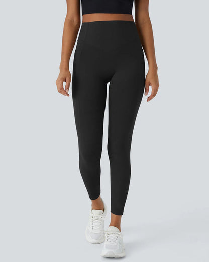 SoCinched High-Waisted Sculpt Leggings – Butt Lift, Tummy Control, Side Pocket